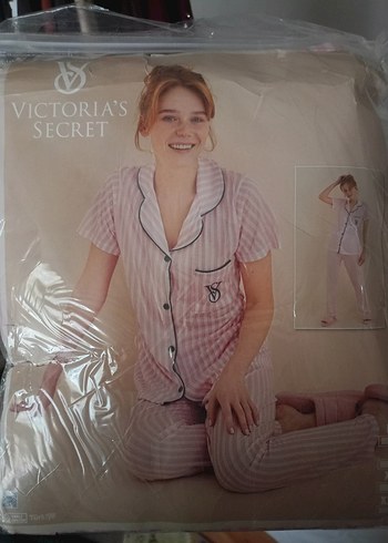 Pembe Çizgili Rahat Kadın Pijama Takımı - Görsel 5