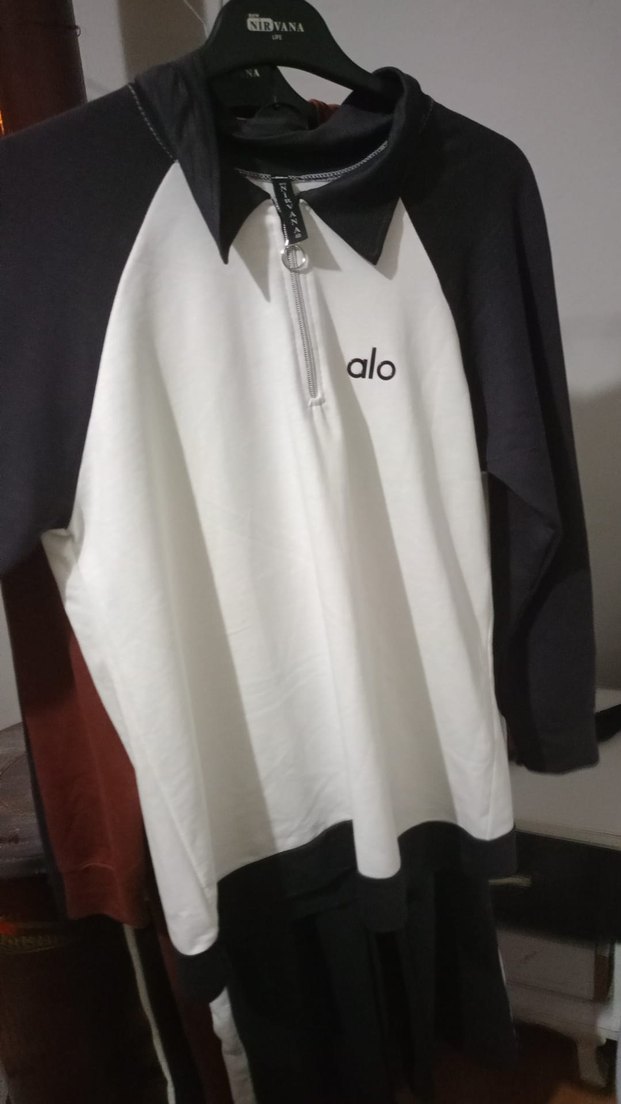 Kadın Beyaz gri Oversize Eşofman takımı - Görsel 2