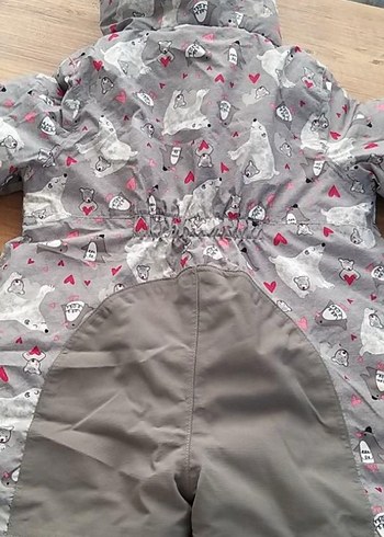 Gri Kız Bebek Tulum - Görsel 3