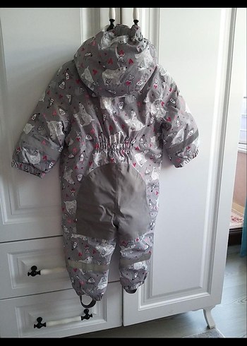 Gri Kız Bebek Tulum - Görsel 2