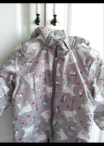 Gri Kız Bebek Tulum - Görsel 4