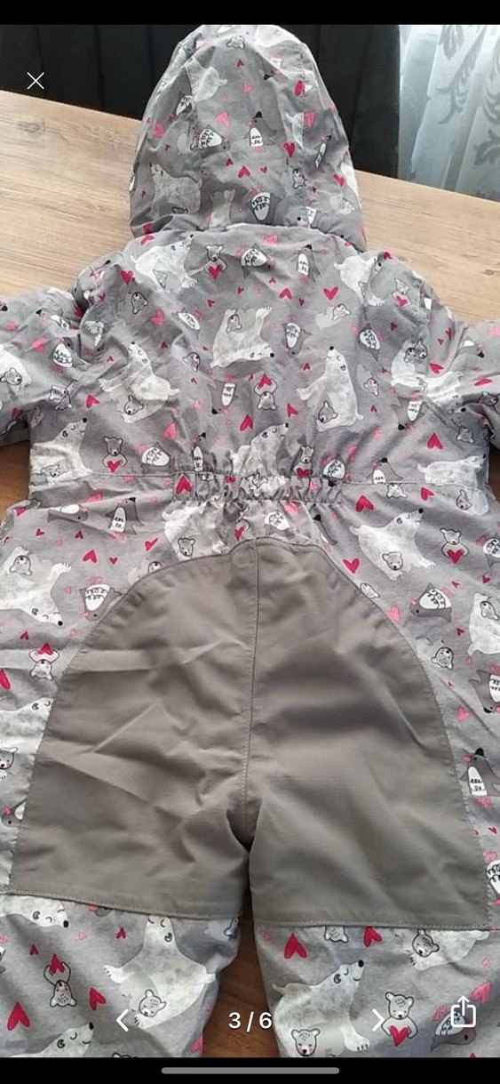 Gri Kız Bebek Tulum - Görsel 3