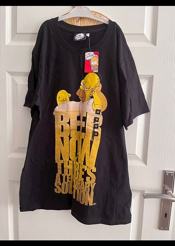 Sarı Baskılı Erkek Tişört - Görsel 3