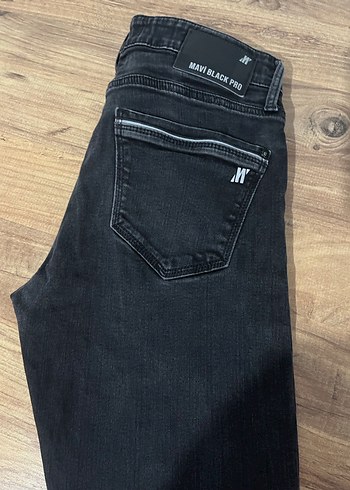 Siyah Kemerli Erkek Denim Jean - Görsel 3