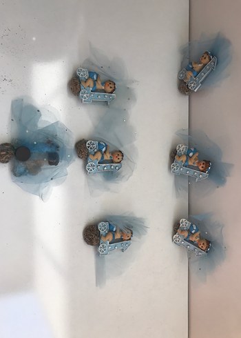  Beden Mavi Erkek Bebek 1yaş magnet