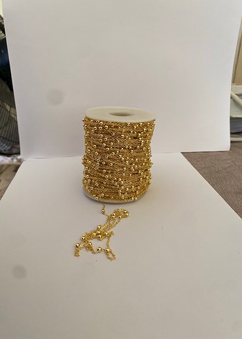 Altın Renk Zincir Detaylı Kadın El Zinciri - Görsel 2