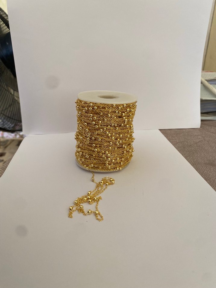 Altın Renk Zincir Detaylı Kadın El Zinciri - Görsel 2