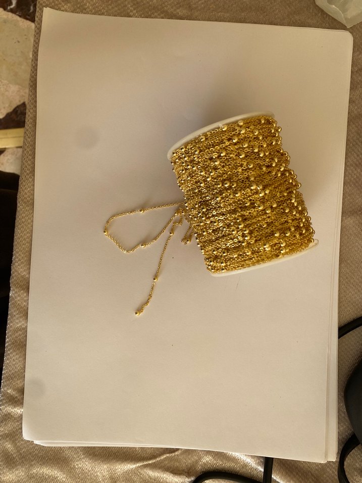 Altın Renk Zincir Detaylı Kadın El Zinciri - Görsel 3