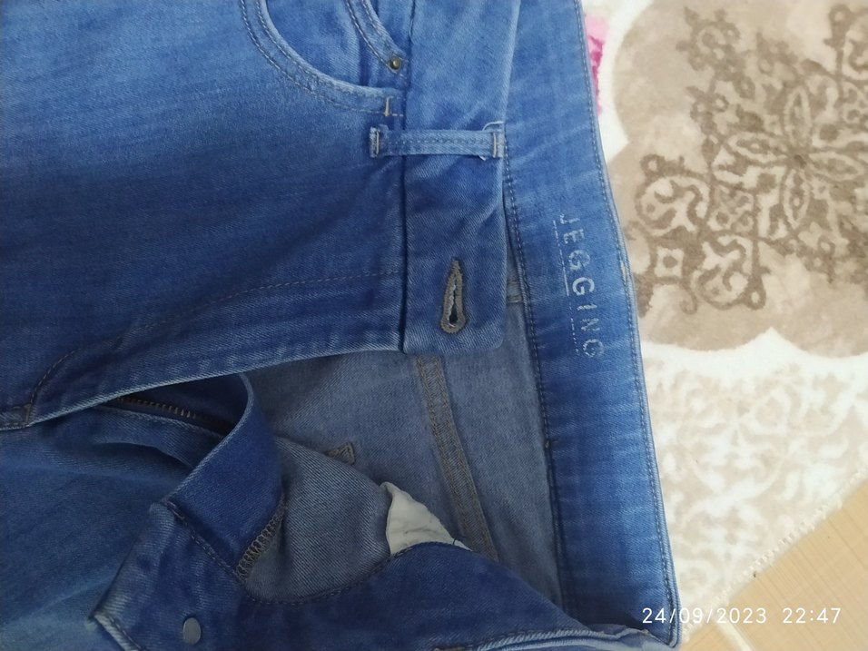 Kadın Mavi bayan pantolon - Görsel 2