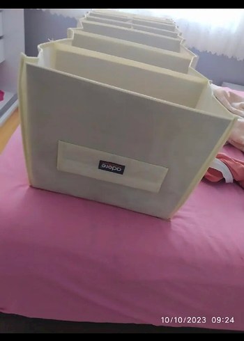 Beyaz Çok Gözlü Dolap Düzenleyici - Görsel 2