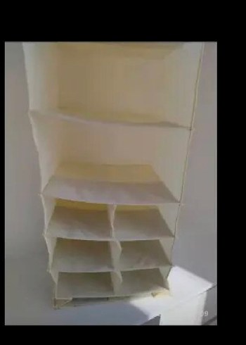 Beyaz Çok Gözlü Dolap Düzenleyici - Görsel 3