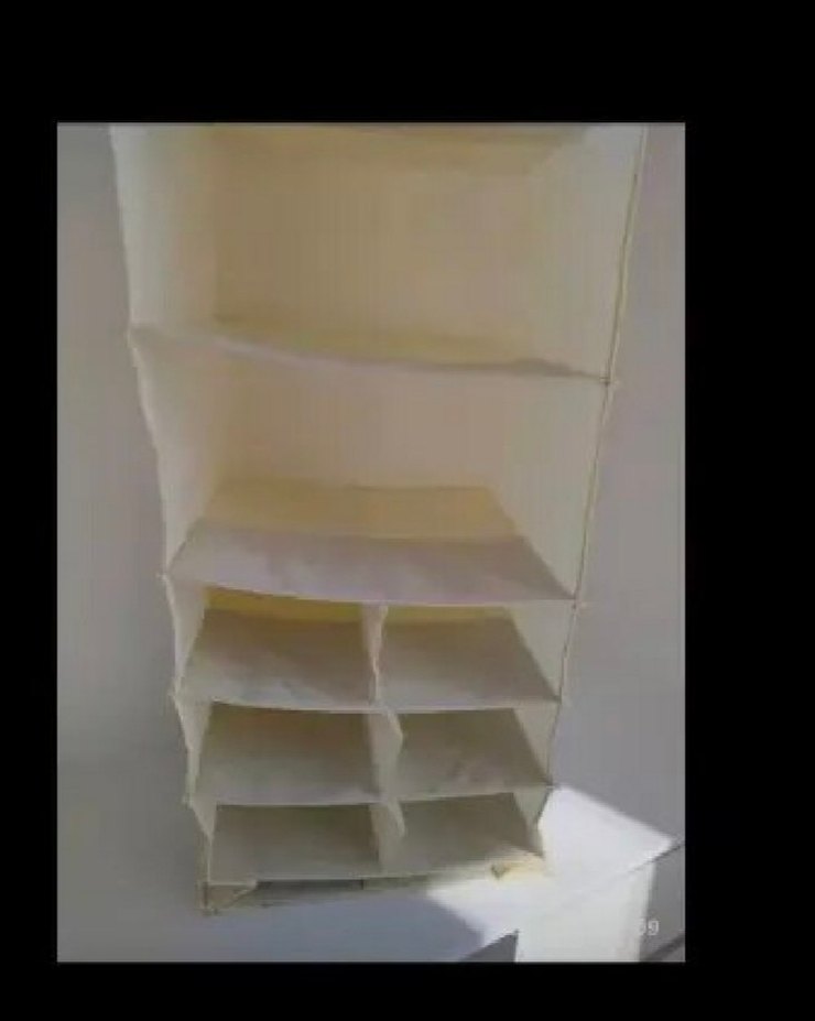 Beyaz Çok Gözlü Dolap Düzenleyici - Görsel 3