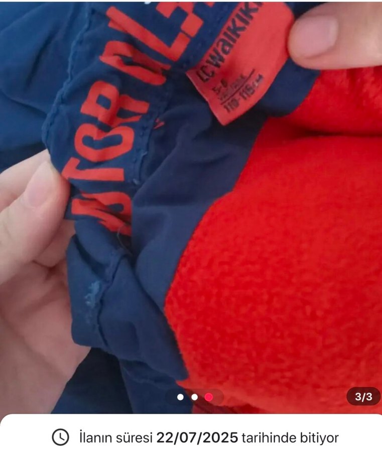 Erkek Çocuk Koyu Mavi Düğmeli Slim Denim Pantolon - Görsel 2