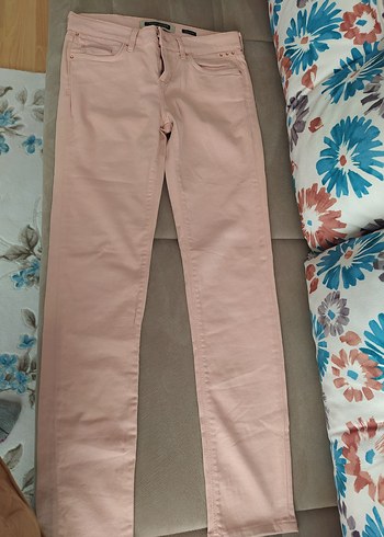 bayan pudra rengi pantolon - Görsel 2