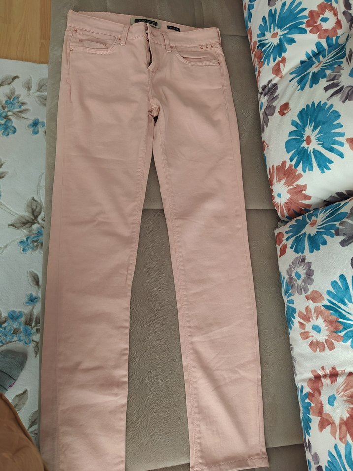 bayan pudra rengi pantolon - Görsel 2