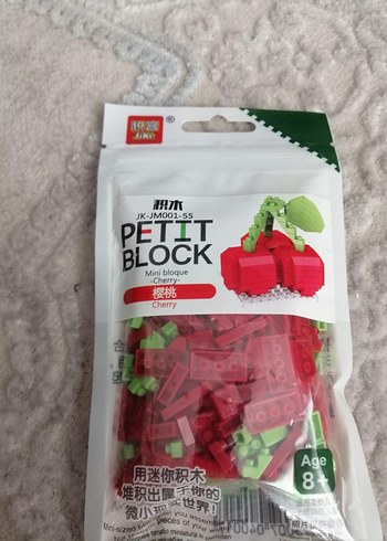 Renkli Kiraz Temalı Blok Oyuncak