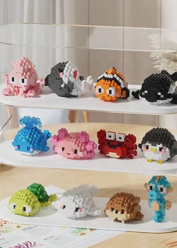 Beden Renkli Lego Yengeç Figürü