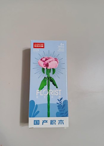 Pembe Pastel Lego Çiçek Seti