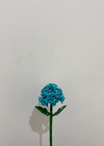 Beden Renk Renkli Mavi Lego Çiçek Seti