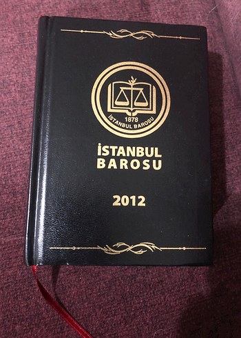 İstanbul Barosu 2012 Ciltli Ajanda