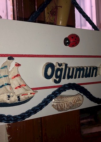 Diğer El Yapımı Deniz Temalı Dekoratif Kapı Süsü