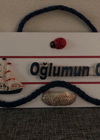 Beden El Yapımı Deniz Temalı Dekoratif Kapı Süsü