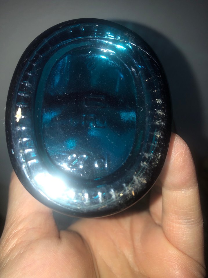 Mavi Şeffaf kolonya Şişesi - Görsel 4