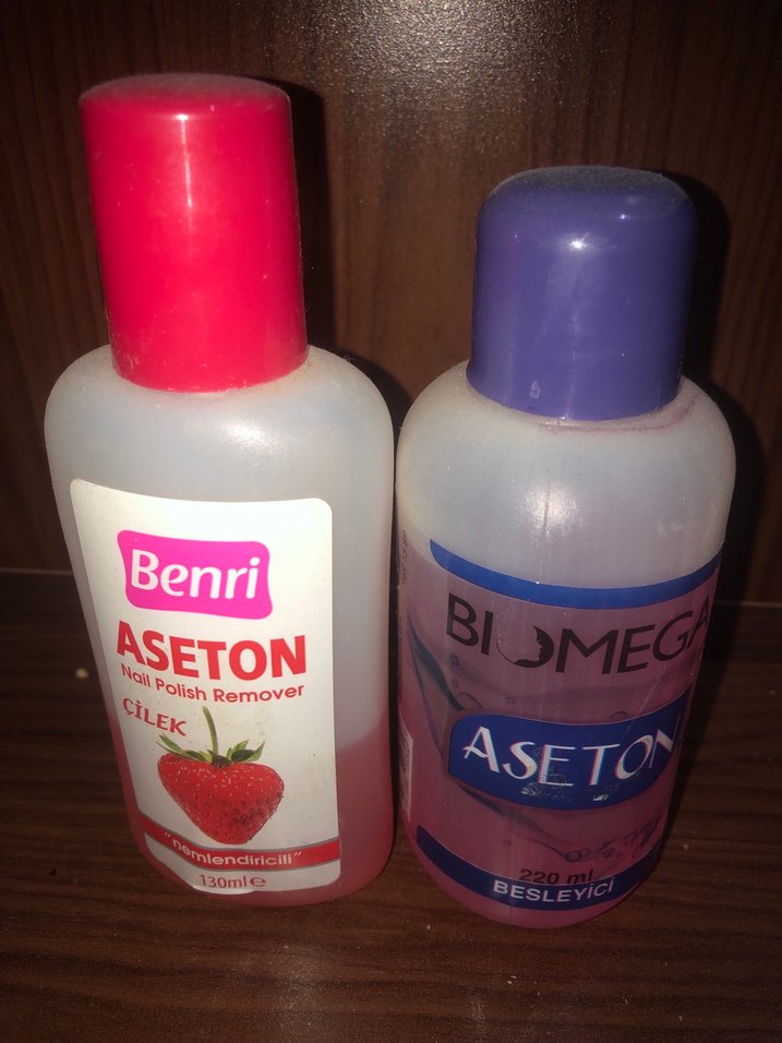 Benri Çilekli ve Blomega Aseton - Görsel 2