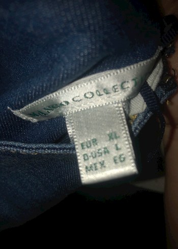 Kadın Kot Denim Elbise - Görsel 12