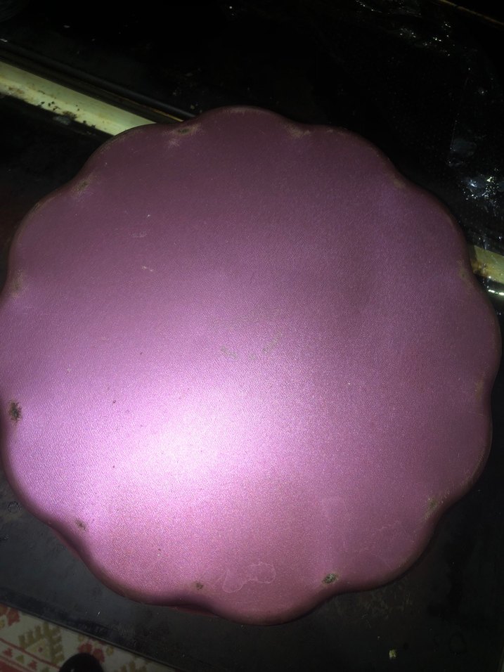 Siyah Dalgalı çiçek Kenarlı Kek Kalıbı - Görsel 4