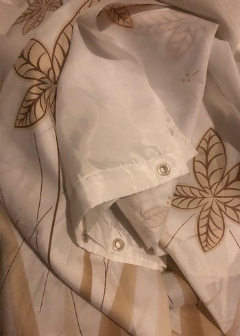 Bohem Çiçek desenli Banyo Perdesi - Görsel 9