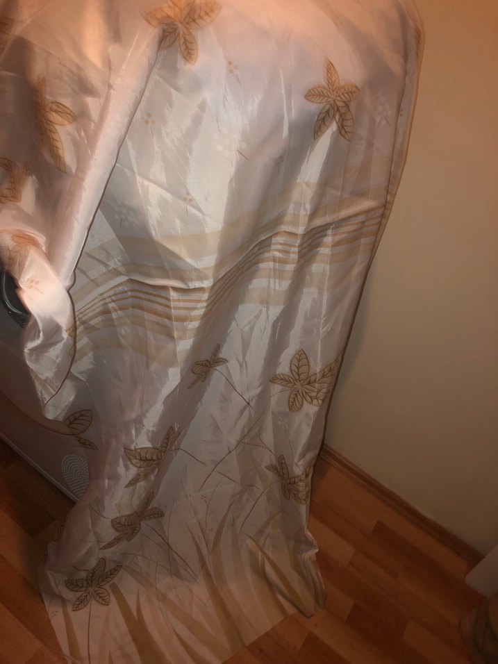 Bohem Çiçek desenli Banyo Perdesi - Görsel 5