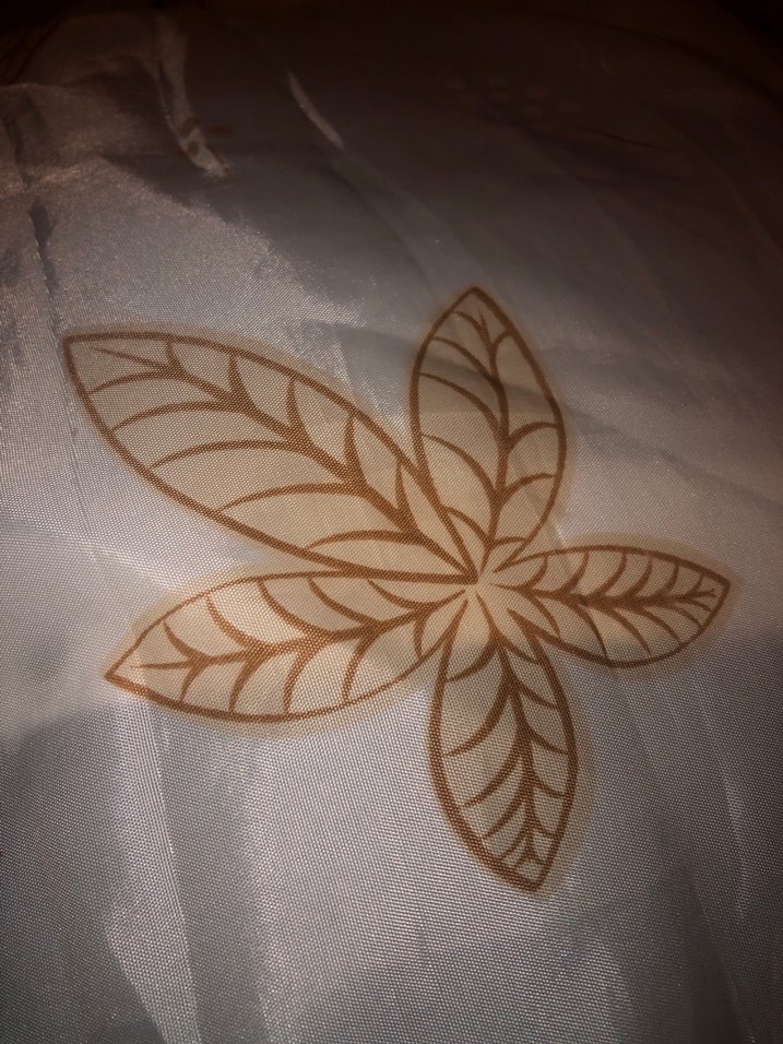 Bohem Çiçek desenli Banyo Perdesi - Görsel 3