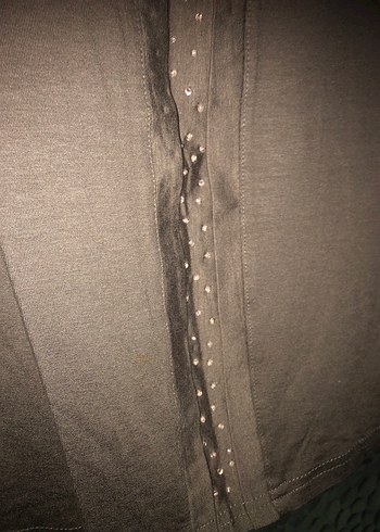 Uzun Kollu V Yaka İşlemeli Bohem Anne Bluzu - Görsel 5