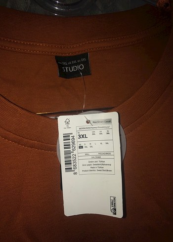 Defacto Erkek Kahverengi Sweatshirt - Görsel 3