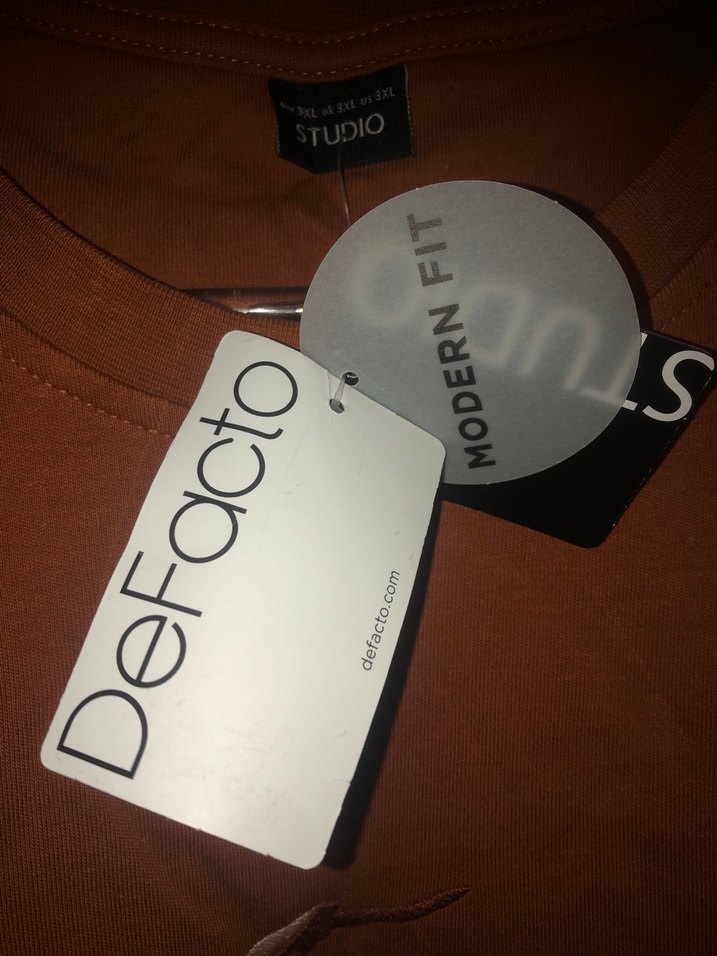 Defacto Erkek Kahverengi Sweatshirt - Görsel 4