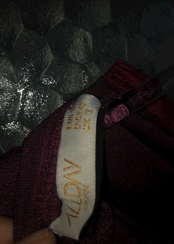 Bordo Uzun Kollu Salaş Kadın Elbise - Görsel 6