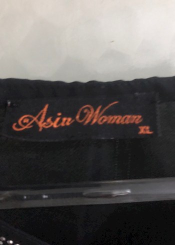 Siyah Payetli taşlı V Yaka Kadın Bluz - Görsel 4