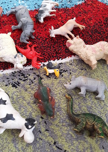 Çok Renkli Hayvan Figürleri Seti - Görsel 4
