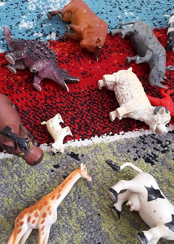 Çok Renkli Hayvan Figürleri Seti - Görsel 3