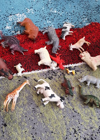 Çok Renkli Hayvan Figürleri Seti - Görsel 2