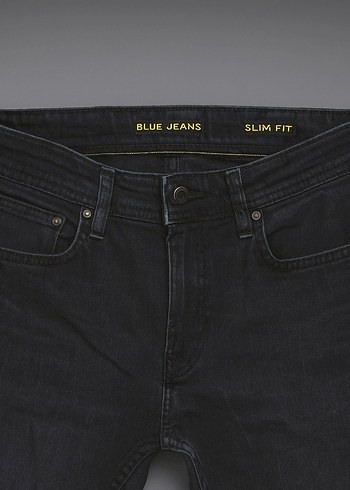 Slim Fit Erkek Lacivert Kot Pantolon