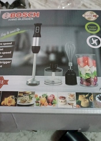 Bosch 2500W Beyaz Gri El Blenderı