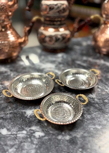 Bakır Sahan Seti, Kahvaltılık, Çerezlik