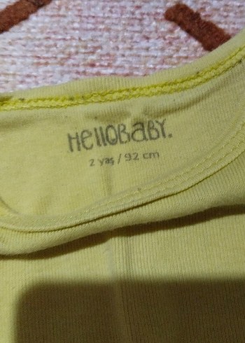 HelloBaby Bebek Çıtçıtlı Body zıbın - Görsel 2