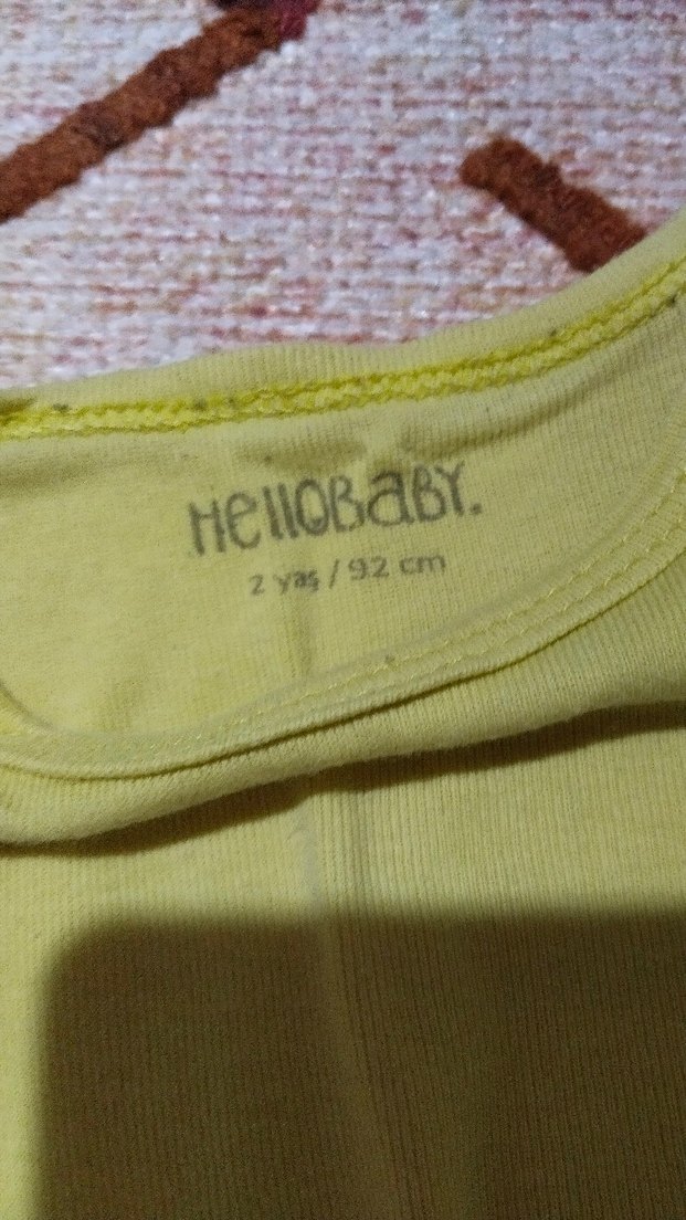 HelloBaby Bebek Çıtçıtlı Body zıbın - Görsel 2