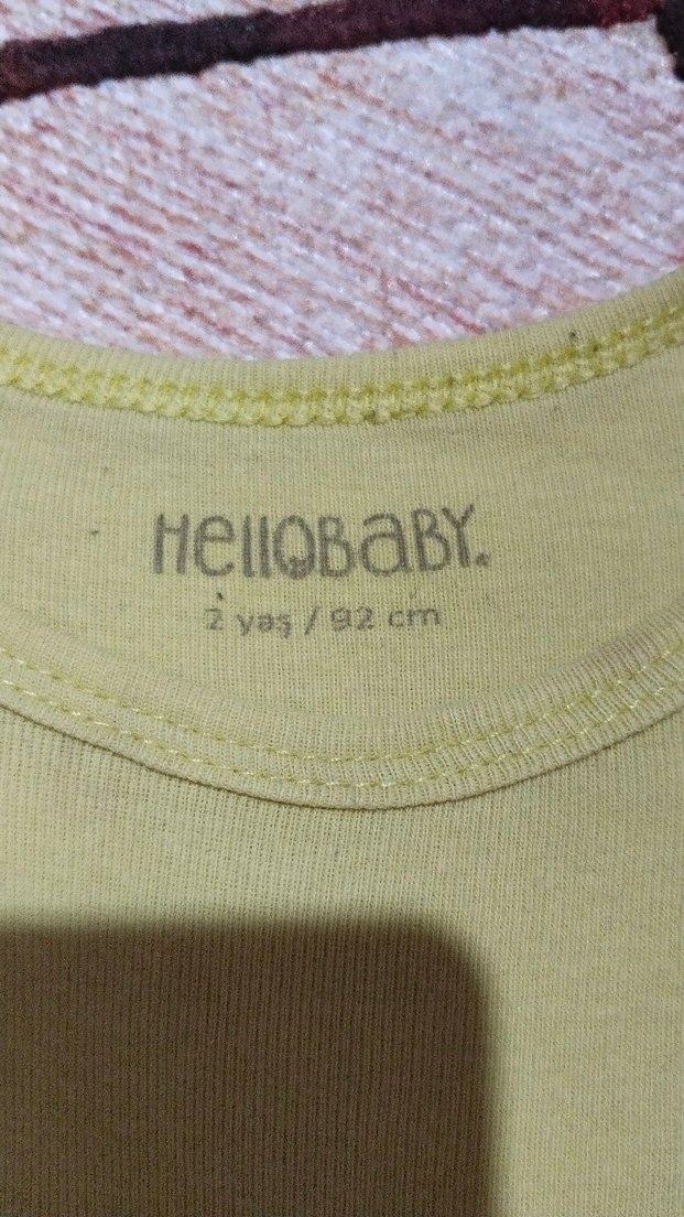 HelloBaby Bebek Çıtçıtlı Body zıbın - Görsel 3