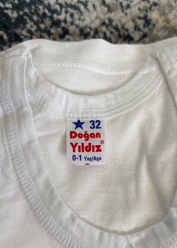 Bebek Beyaz Erkek Çocuk Atlet 6 adet - Görsel 2