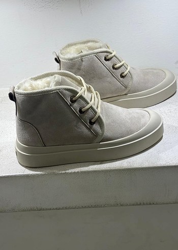 Erkek krem süet bot içi kürklü sıfır kutulu üretimden 40 44 ara - Görsel 2