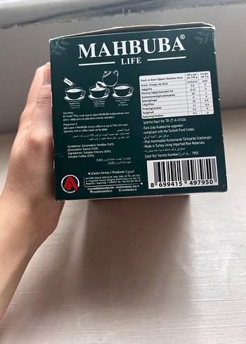  Beden Renk Mahbuba Life Hindiba Kahvesi 60x2g